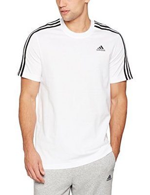 Adidas 三線短袖素踢白(s98716) | Yahoo奇摩拍賣