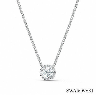 SWAROVSKI 施華洛世奇 Angelic 白金色典雅水晶項鏈