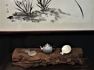 日本尚美堂純銀茶具三件組