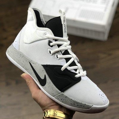 Nike PG3 NASA EP 黑白熊貓百搭中筒籃球鞋AO2608 101 男鞋| Yahoo奇摩拍賣