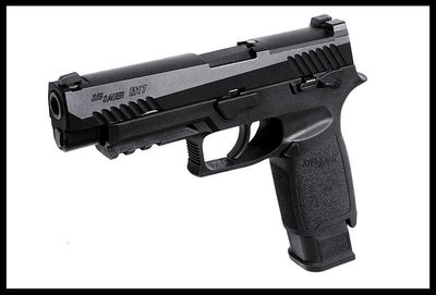 【原型軍品】全新 II SIG SAUER P320 M17 黑色 授權刻字 金屬 滑套 瓦斯 手槍 超免