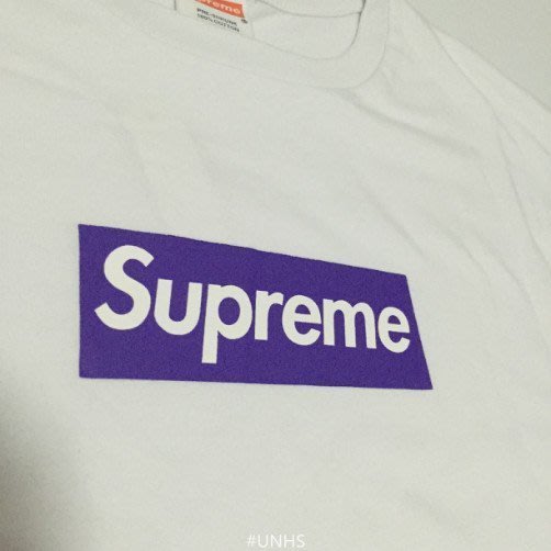 正品SUPREME BOX SET purple 紫色logo短袖T恤| Yahoo奇摩拍賣