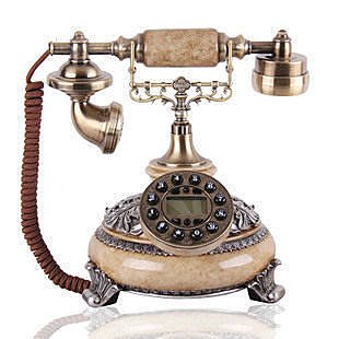 yes99buy加盟仿古電話機 時尚創意 工藝/古董電話機 歐式複古雲石電話機