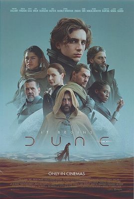 沙丘 (Dune) - 提摩西夏勒梅 - 美國原版雙面電影海報 (2021年預告版)