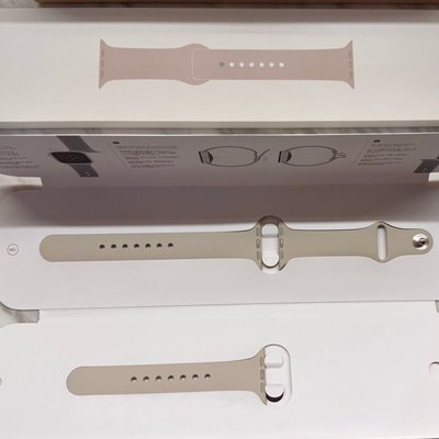 ［專櫃$1,600］Apple Watch Series 7 41mm 蘋果原廠星光色錶帶手錶 i Watch 40 38運動型錶帶環全新僅拆封檢查