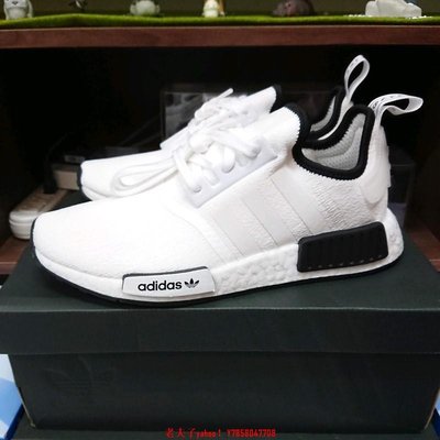 【老夫子】Adidas NMD R1 White Black 白 黑 DB3587鞋