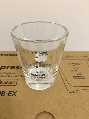 @咖啡櫻桃屋@HARIO SGS-80B-EX(80ML) 咖啡玻璃杯 玻璃量杯 濃縮咖啡杯 盎司杯 厚底量杯