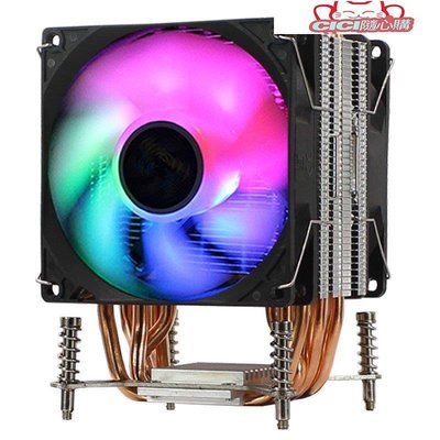 【現貨】散熱器AVC6銅管CPU散熱器2011臺式機電腦雙路X79X99 299主板CPU散熱風扇新款-CICI隨心購4