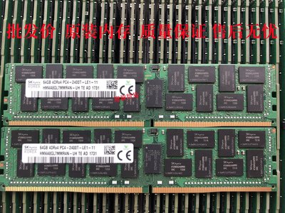 DELL R930 R940 R730XD R740XD伺服器記憶體64G 4DRX4 PC-2400T-LE1