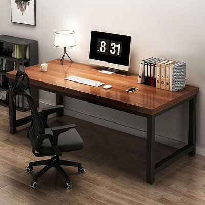 家用簡約電腦桌會議室臺式簡易書桌租房書桌辦公桌工作檯桌子A7