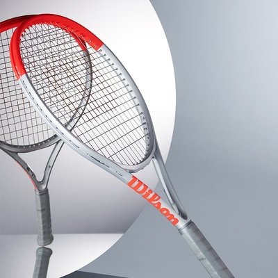 現貨熱銷-wilson威爾勝網球拍21新款clash100pro/100L白銀版男女專業網球拍網球拍