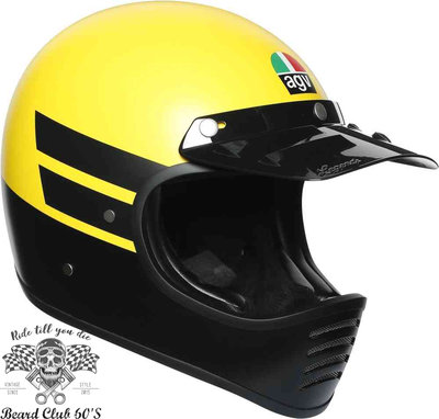 ♛大鬍子俱樂部♛ AGV ® Legends X101 Dust 義大利 復古 經典復刻 全罩 越野 山車帽 安全帽