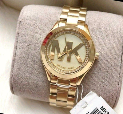 MK3477 MICHAEL KORS 金色腕錶