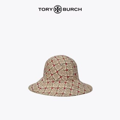 【全新正貨私家珍藏】TORY BURCH T MONOGRAM JACQUARD BUCKET HAT 夏季遮陽帽