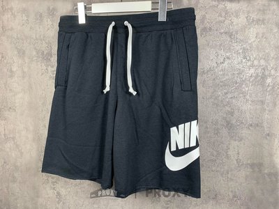 【PROXY】Nike ALUMNI SHORT 短褲 棉褲 大LOGO 黑 AR2376-010