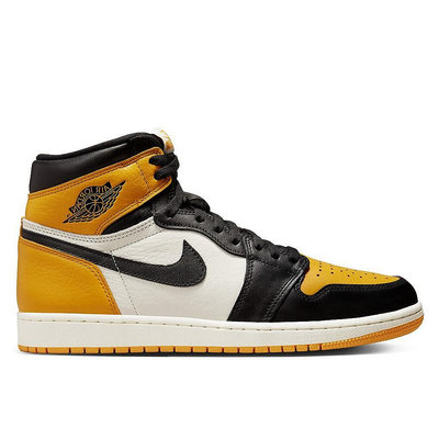 NIKE AIR JORDAN 1 RETRO HIGH OG YELLOW TOE TAXI 白黑黃【555088-711】