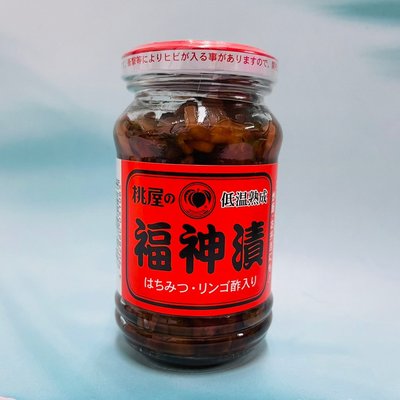 日本 桃屋 低溫熟成 福神漬 玻璃罐 145g (添加蜂蜜&蘋果醋)
