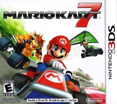 【二手遊戲】任天堂 Nintendo 3DS N3DS 瑪莉歐賽車7 Mario Kart 美版 英文版【台中恐龍電玩】