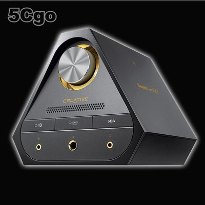 5Cgo【發燒友】Sound Blaster X7 HI-FI 筆記本外置聲卡 USB 耳放 DAC 解碼器 黑色含稅