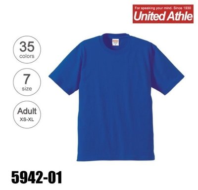 【Shopa】現貨 特價 日本 United Athle 6.2 磅數 素面 T恤 UA 5942 (XS~M)
