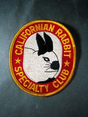 美國加州捷兔俱樂部徽章/布章 電繡 貼布 臂章 刺繡