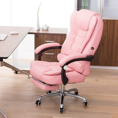 現貨熱銷-#爆款#主播電腦椅直播座椅電競椅女生臥室粉色靠背凳子家用沙發椅辦公椅