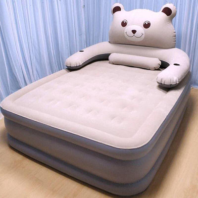 充氣床 氣墊床 充氣床墊 充氣床墊加高家用雙人自動卡通龍貓床便攜式單人加厚戶外沖氣墊床