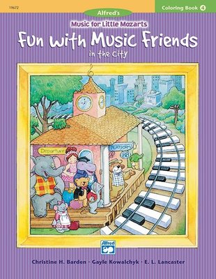 【599免運費】Music for Little Mozarts: Coloring Book 4 00-19672