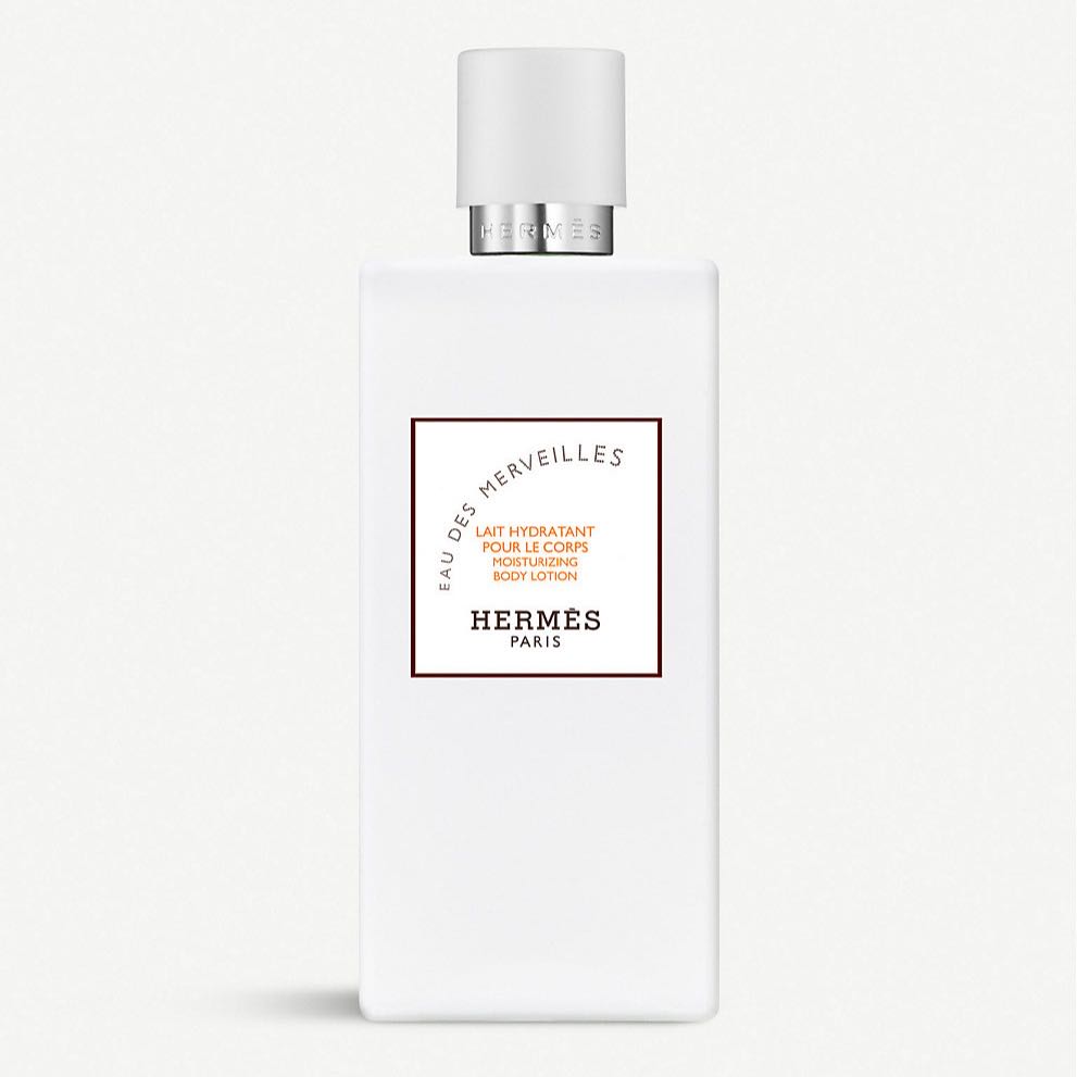 hermes eau des merveilles lotion