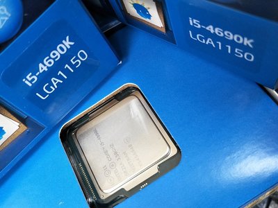 【含稅】Intel Core i5-4690K 3.5G 1150 4C4T 88W正式CPU 一年保內建HD 盒裝三年