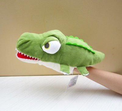 婷芳小舖~鱷魚手偶 海洋生物手偶 活動道具 鱷魚 鱷魚寶寶 娃娃 手偶 造型手偶 表演道具