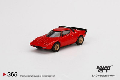 MINIGT 164藍旗亞 Lancia Stratos HF Stradale合金汽車模型收藏
