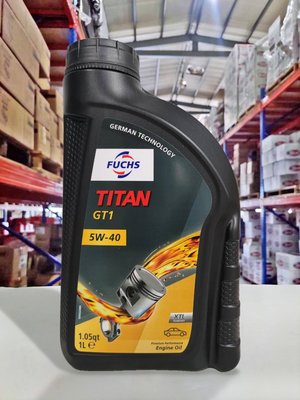 『油工廠』FUCHS TITAN GT1 PRO 5W40 XTL 超強合成 超長效 C3 福斯 法國製