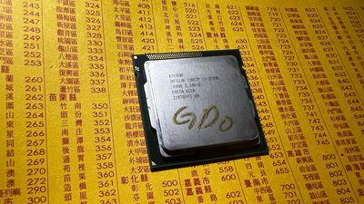 1155[二手CPU良品] I5-2500K L3 6M 批號sr008 4/8 B493 一元起標 1元起標