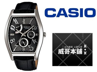 【威哥本舖】Casio台灣原廠公司貨 SHEEN系列 SHE-3026L-1A 多重指針系列 SHE-3026L