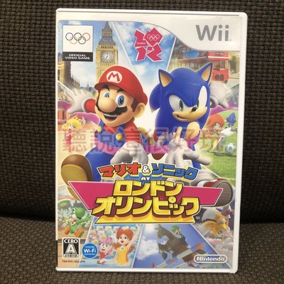 Wii 瑪利歐＆索尼克 AT 倫敦奧運 Mario Sonic 音速小子 瑪莉歐 馬力歐 遊戲 77 V148