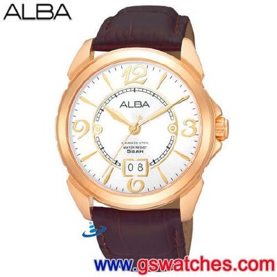 【金響鐘錶】全新ALBA AQ5020X,公司貨,保固1年,時尚男錶,大視窗日期,藍寶石鏡面,VJ76-X003J
