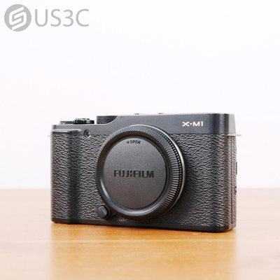 【US3C-板橋店】【一元起標】富士 Fujifilm X-M1 單機身 鎂合金機身 1630萬畫素 內建WiFi 翻轉螢幕 輕型單眼 復古相機 二手相機