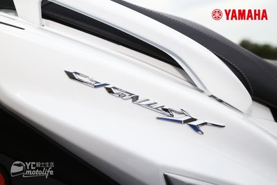 YC騎士生活_YAMAHA山葉原廠 新勁戰 四代 Cygnus X 立體貼紙 側蓋貼紙 電鍍貼紙 Logo 左右兩邊裝