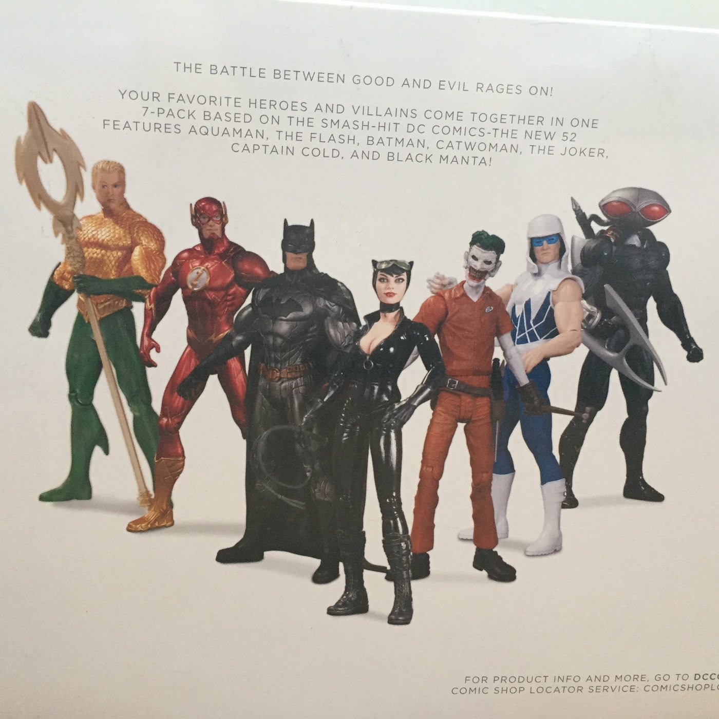 Dc New 52 Super Heroes Vs Villains 7人豪華裝 正義聯盟 蝙蝠俠 閃電俠 小丑水行俠等 Yahoo奇摩拍賣