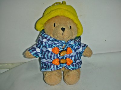 aaL商.(企業寶寶玩偶娃娃)全新2010年7-11發行Paddington Bear柏靈頓熊寶貝(精緻東京熊)絨布娃娃
