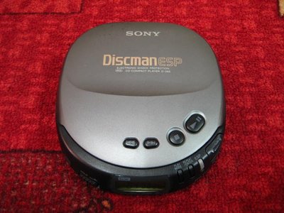 【完美作品】80%新，SONY Discman ESP D-245 CD隨身聽，簡易配件