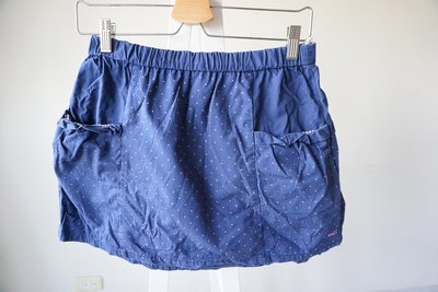 轉賣 a la sha 波點大蝴蝶結造型短裙 sizeS 藍紫色