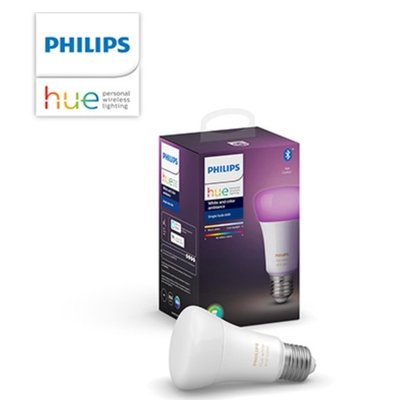 【行車達人】PHILIPS 飛利浦 Hue 全彩情境系列 燈泡 9.5W 單入 A60 藍芽版 PH001