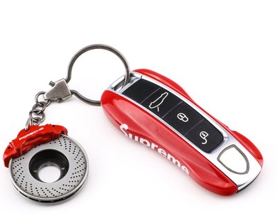 PORSCHE 保時捷 原廠 煞車碟盤 鑰匙圈 (Macan Cayenne Panamena 911) 卡鉗鑰匙扣