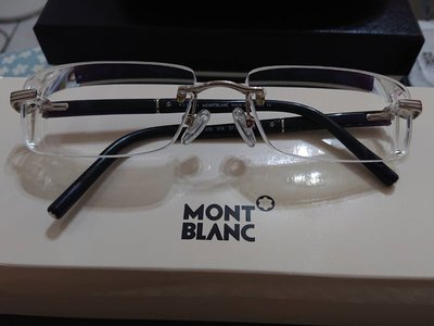 萬寶龍MONT BLANC 義大利製 彈簧無框鏡架