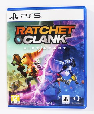 PS5 拉捷特與克拉克：時空裂縫 Ratchet & Clank (中文版)**(二手光碟約9成8新)【台中大眾電玩】