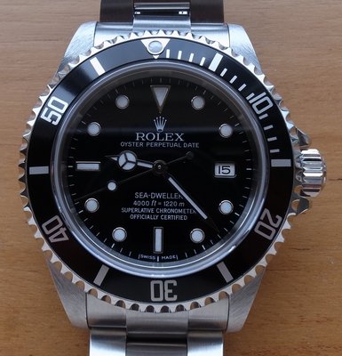 [已售]2002 Rolex 勞力士 Sea-Dweller 16600，盒單齊全，勞服發票