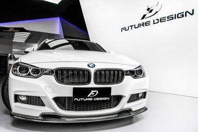 【政銓企業有限公司】BMW F30 F31 MTECH 專用 VARIS 高品質碳纖維 卡夢 前下巴 現貨318 320