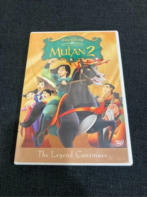 迪士尼 花木蘭2 二手正版DVD